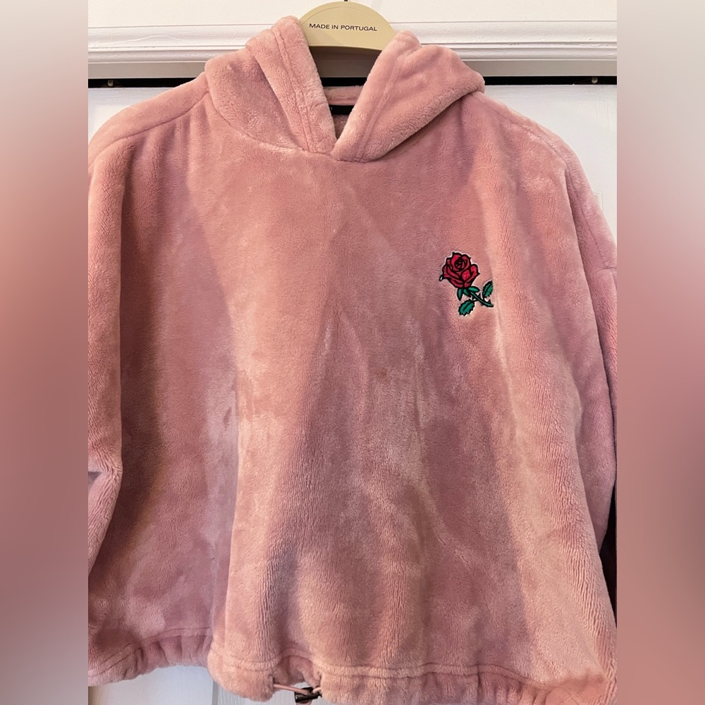 Forever 21 Blush Fleece Hoodie View 3